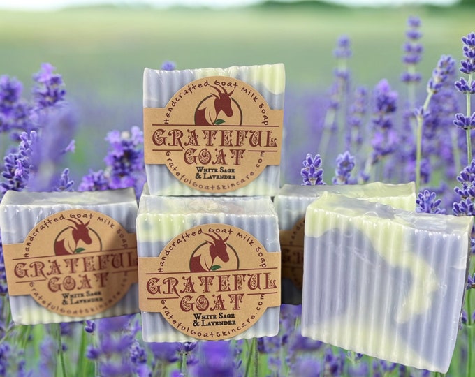 White Sage & Lavender Goat Milk Soap