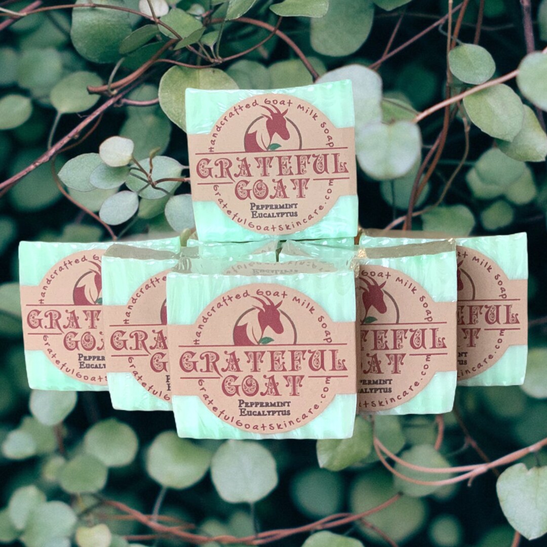 Peppermint Eucalyptus Goat Milk Soap - Etsy
