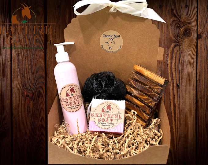 Japanese Cherry Blossom Goat’s Milk Gift Set