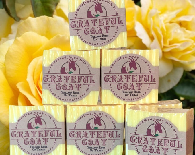 Yellow Rose of Texas Goat Milk Soap
