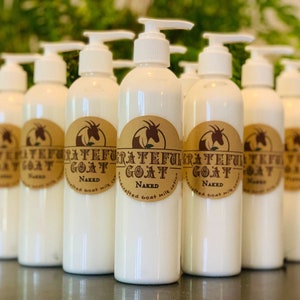 Naked Goat Milk Lotion, 8oz Unscented