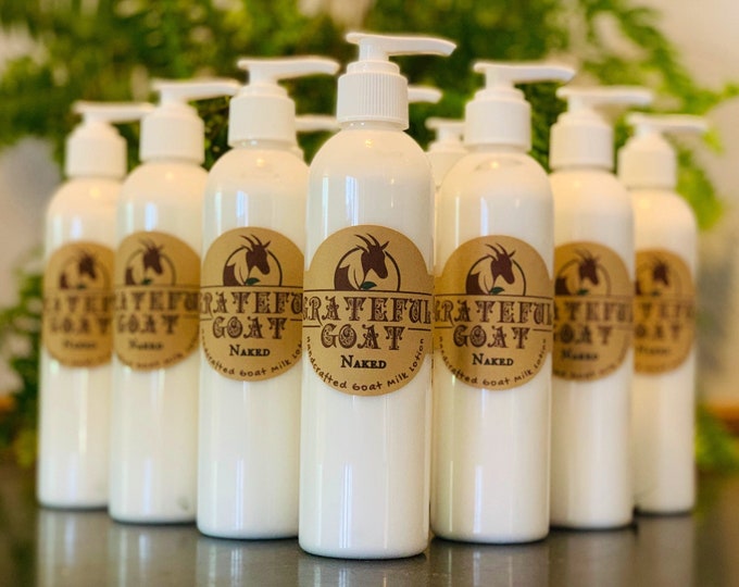 Naked Goat Milk Lotion, 8oz Unscented