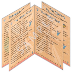 Mass Responses with Gloria and Creed (Pocket Card) / Responsoriales del Pueblo para la Misa Católica (tarjeta doblada)