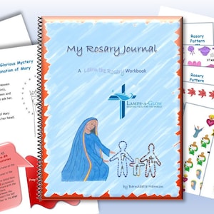 My Rosary Journal - Prayer & Sticker Workbook, Mysteries of the Rosary