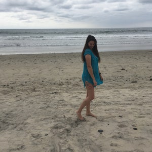 Summer Swimsuit Cover-Up Crochet Pattern PDF Download, Crochet Swim suit cover, Beach cover up, pool cover up, bathing suit cover up