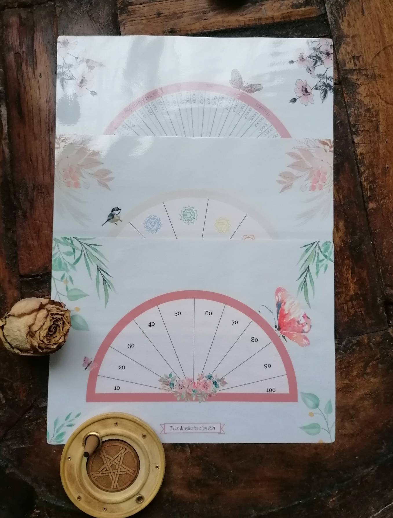 Planche Pendule L Radiesthésie Biometre Divination