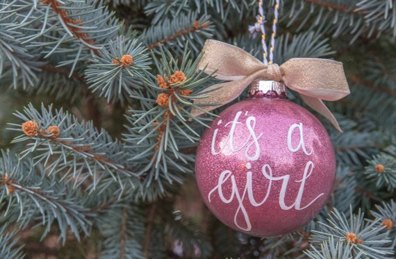 its a girl ornament