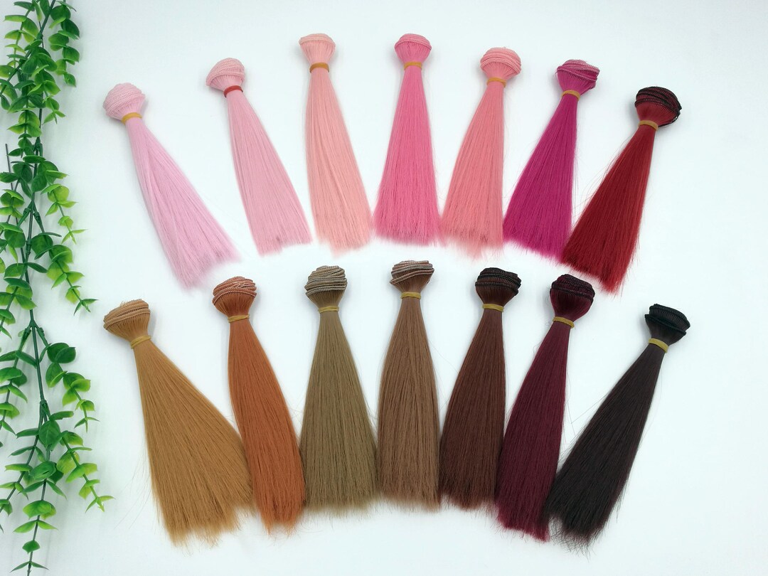 Doll Hair Wefts for Bjd/sd/monster High/blythe Doll Making Custom Dolls Synthetic Hair Doll Wig