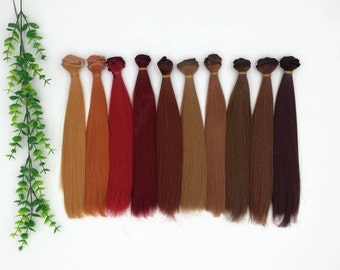 Doll Hair wefts for BJD/SD/Monster high/Blythe custom wig DIY