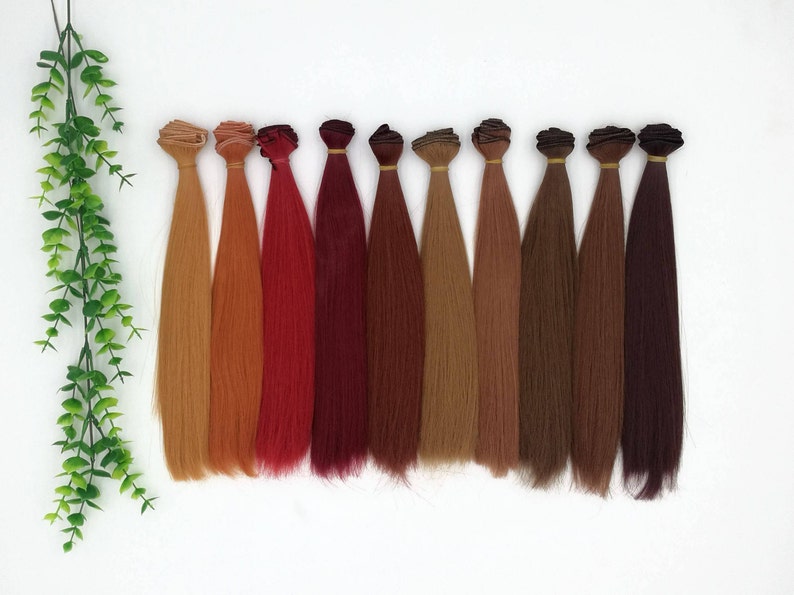 Doll Hair Wefts For Bjd Sd Barbie Monster High Blythe Doll Etsy