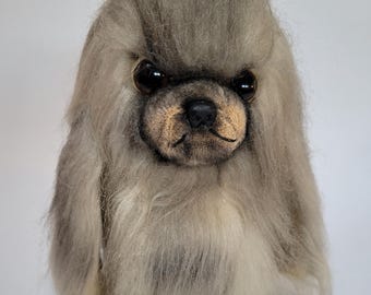 【ドイツ GRISLY社 犬】ヴィンテージ n2]ドイツ ヴィンテージ/アンティーク ダックスフンド 犬のぬいぐるみ