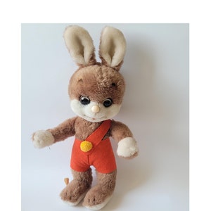 Vintage Schuco Bigo Bello Bunny Rabbit Germany with Label 1950s-1960s, 12&quot;tall