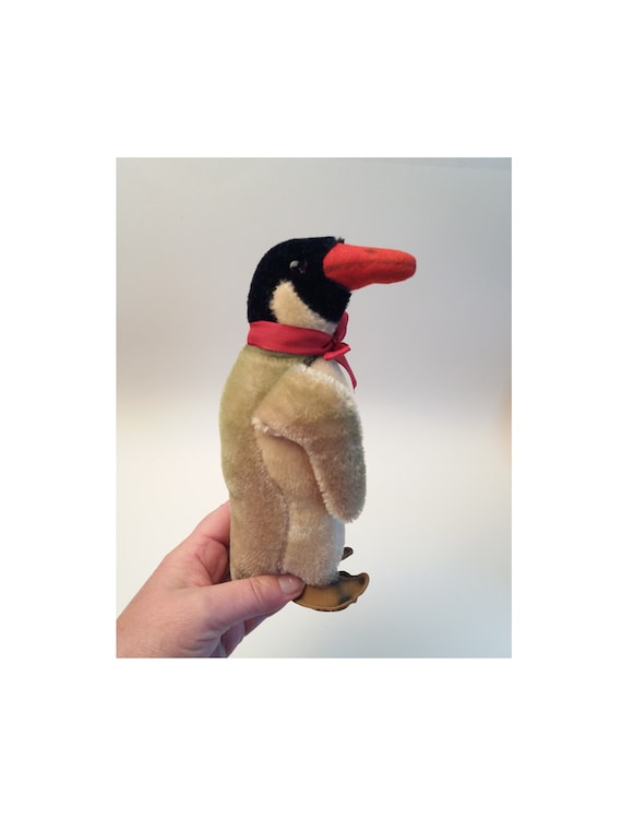 Steiff Peggy Pinguin Penguin Mohair Toy 8in hardstuffedglass - Etsy
