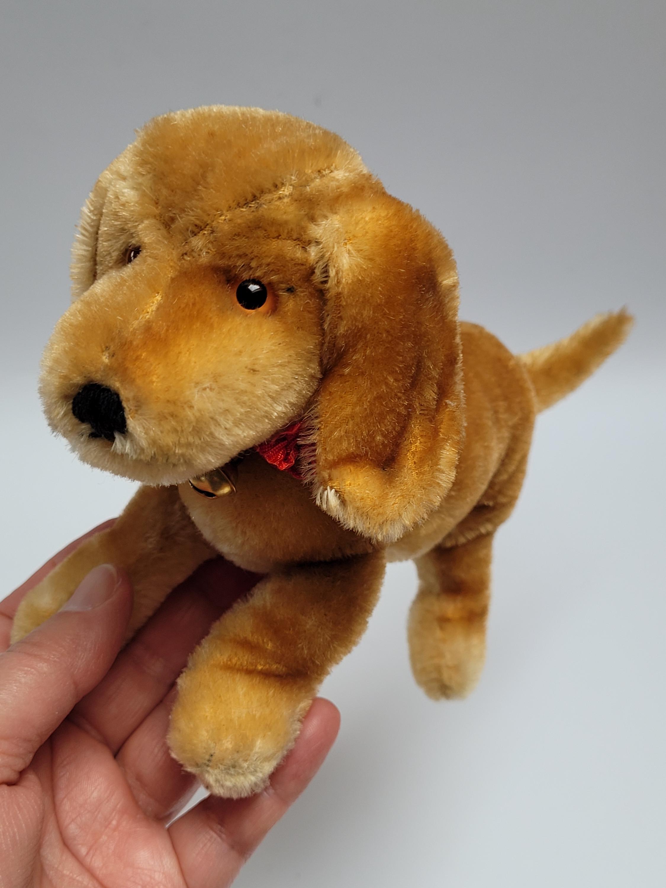 Steiff Bazi Dachsund Dog Mohair Plush 5