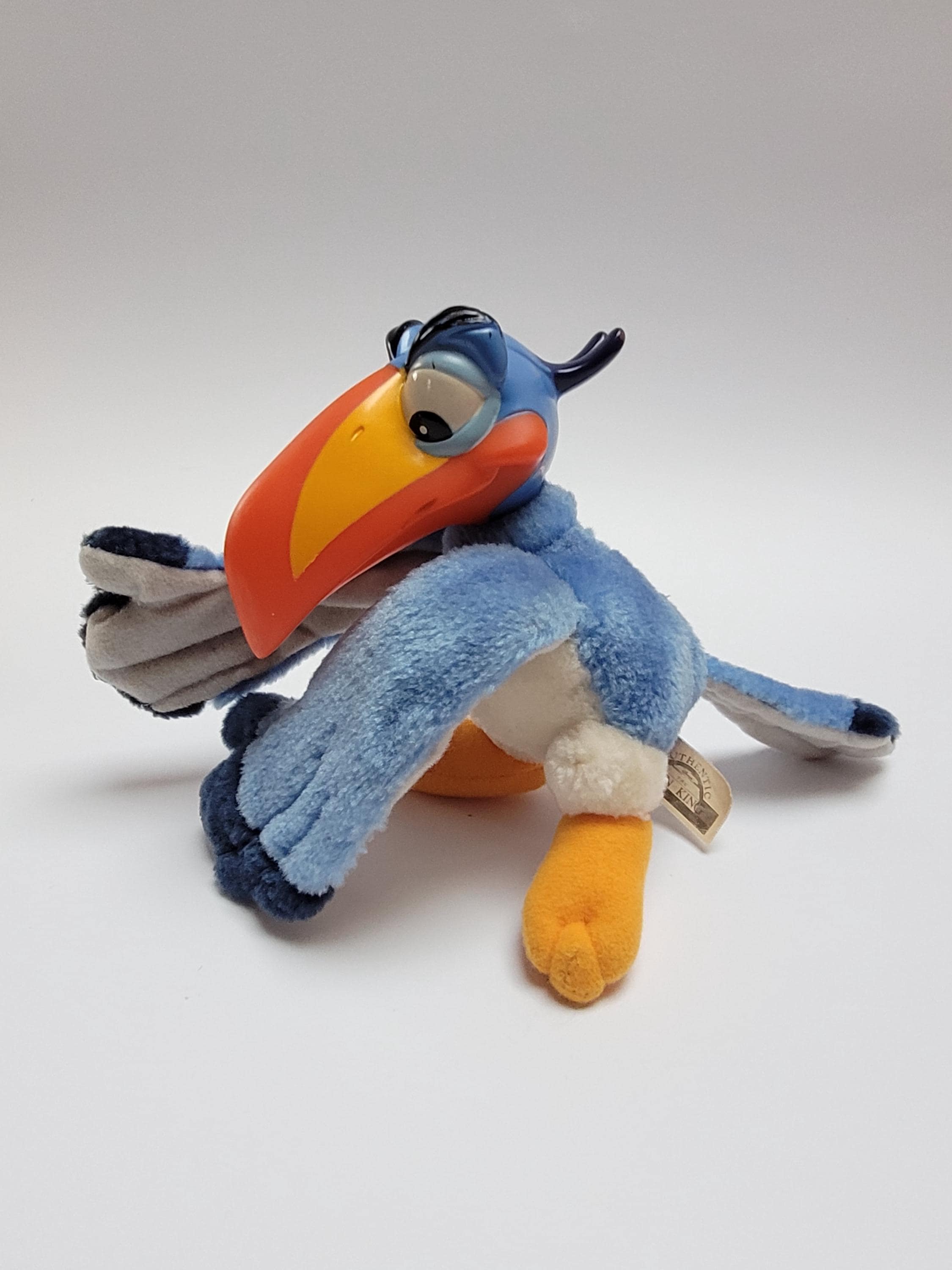 Vintage Mattel 1994 Authentic Lion King Zazu Hornbill Bird Plush