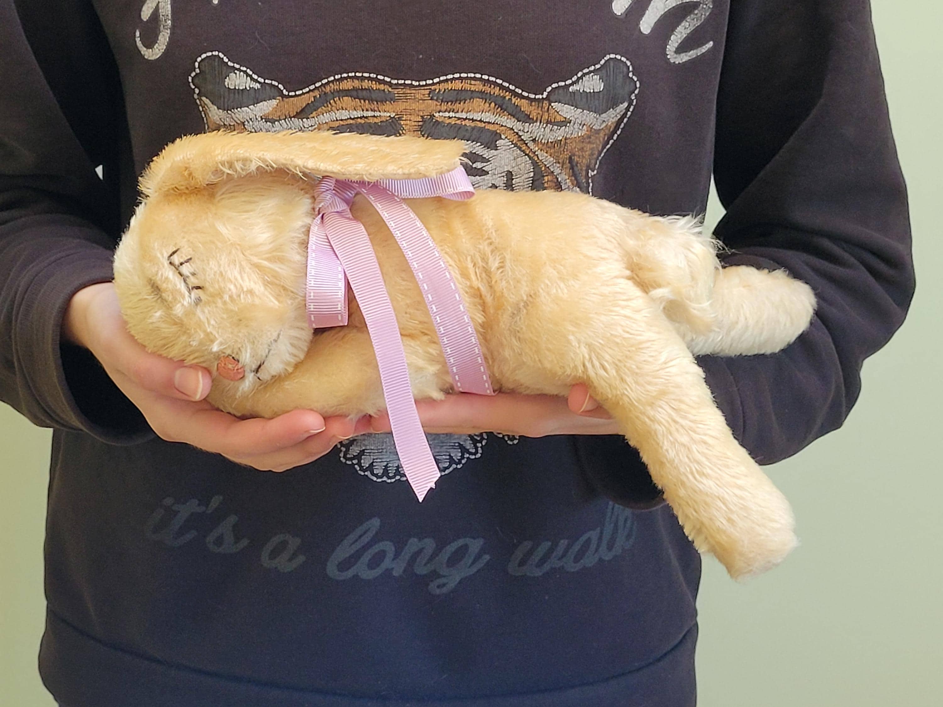 Sleeping Vintage Steiff Bunny - Etsy