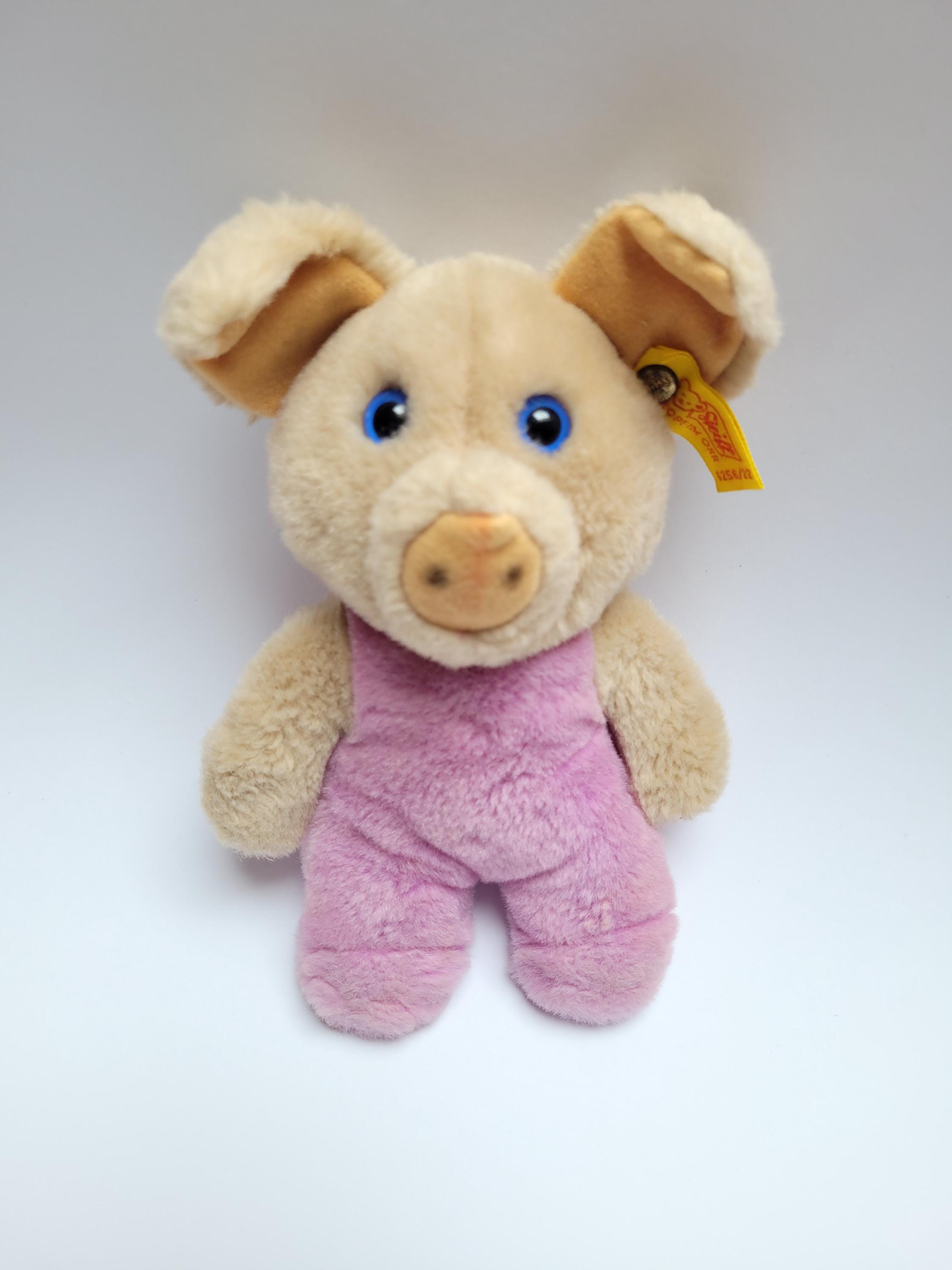 Vintage Steiff Pig - Etsy