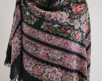 Alexander Mcqueen Skull Scarf,halloween Silk Shawl,black/purple