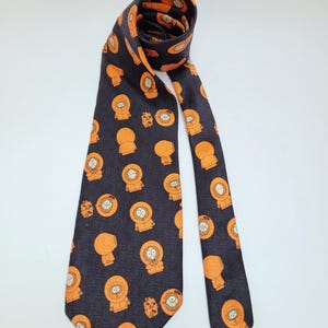 Vintage South Park Novelty Character Silk Tie Kenny 1998 Made In USA