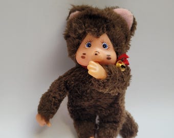 ビンテージ ミンカちゃん ねこ モンチッチ monchhichi 2234 ヴィンテージ 動物 ぬいぐるみ モンチッチ モンチッチ ニャミー