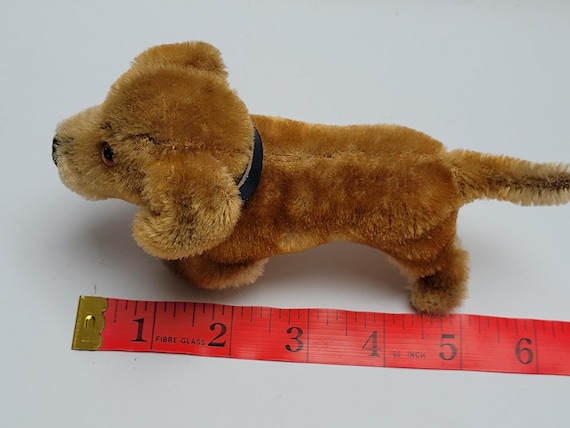 Steiff Bazi Dog Jung Dackel Dachshund Puppie Mohair Plush 3 1/2
