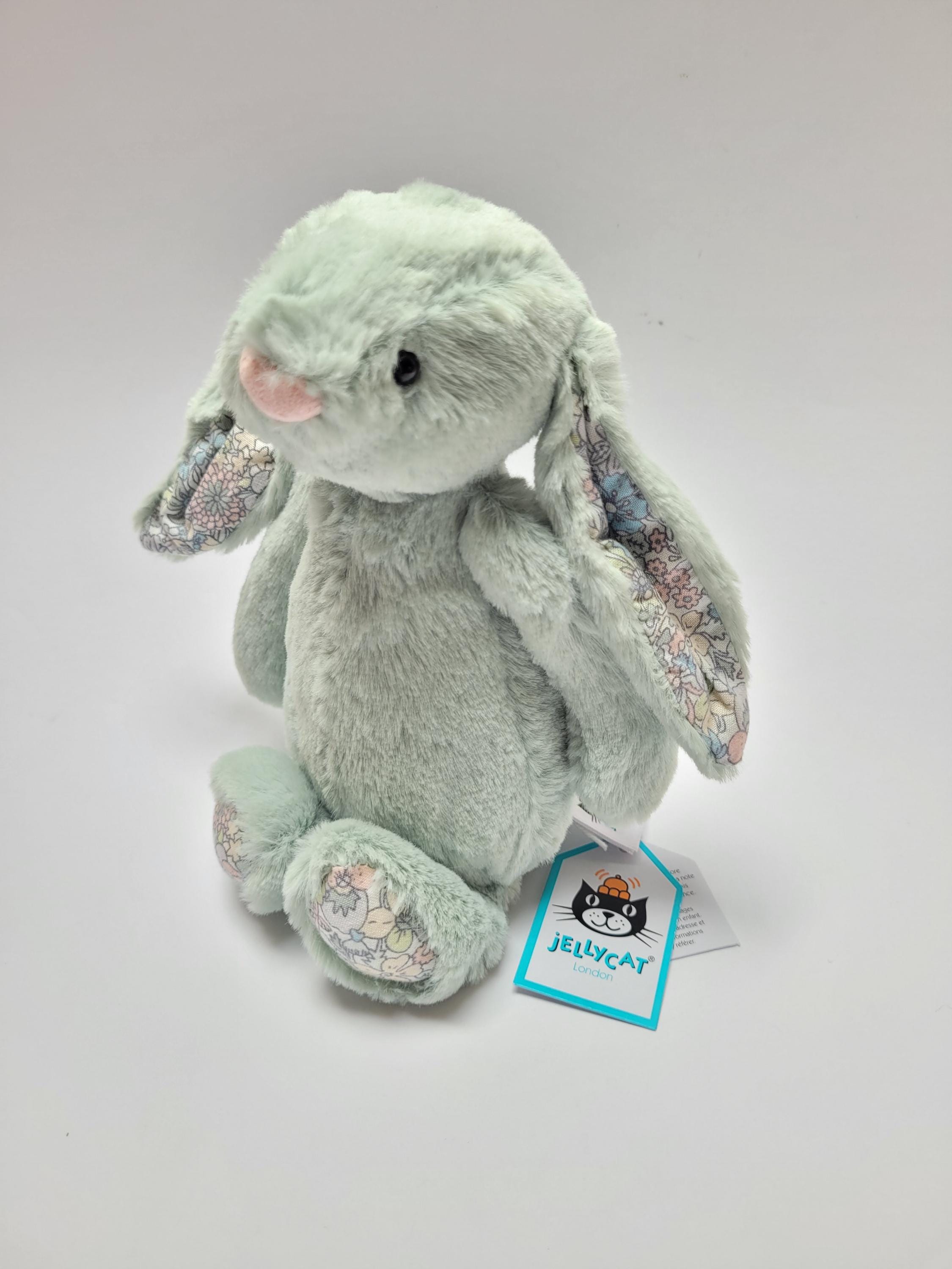 Jellycat Small Bashful Blossom Sage Bunny 8