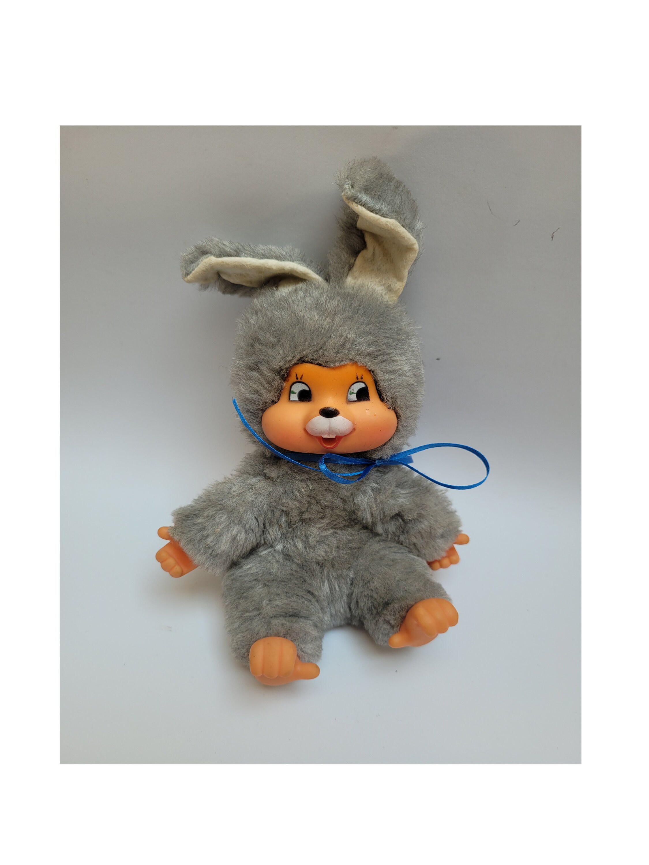 Vintage Monchhichi/monchichi Rabbit/bunny Plush , 5inch - Etsy