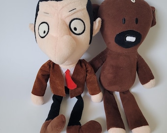 ミスタービーンのテディベア、かわいいレトロなクマ、ベビーシャワーの