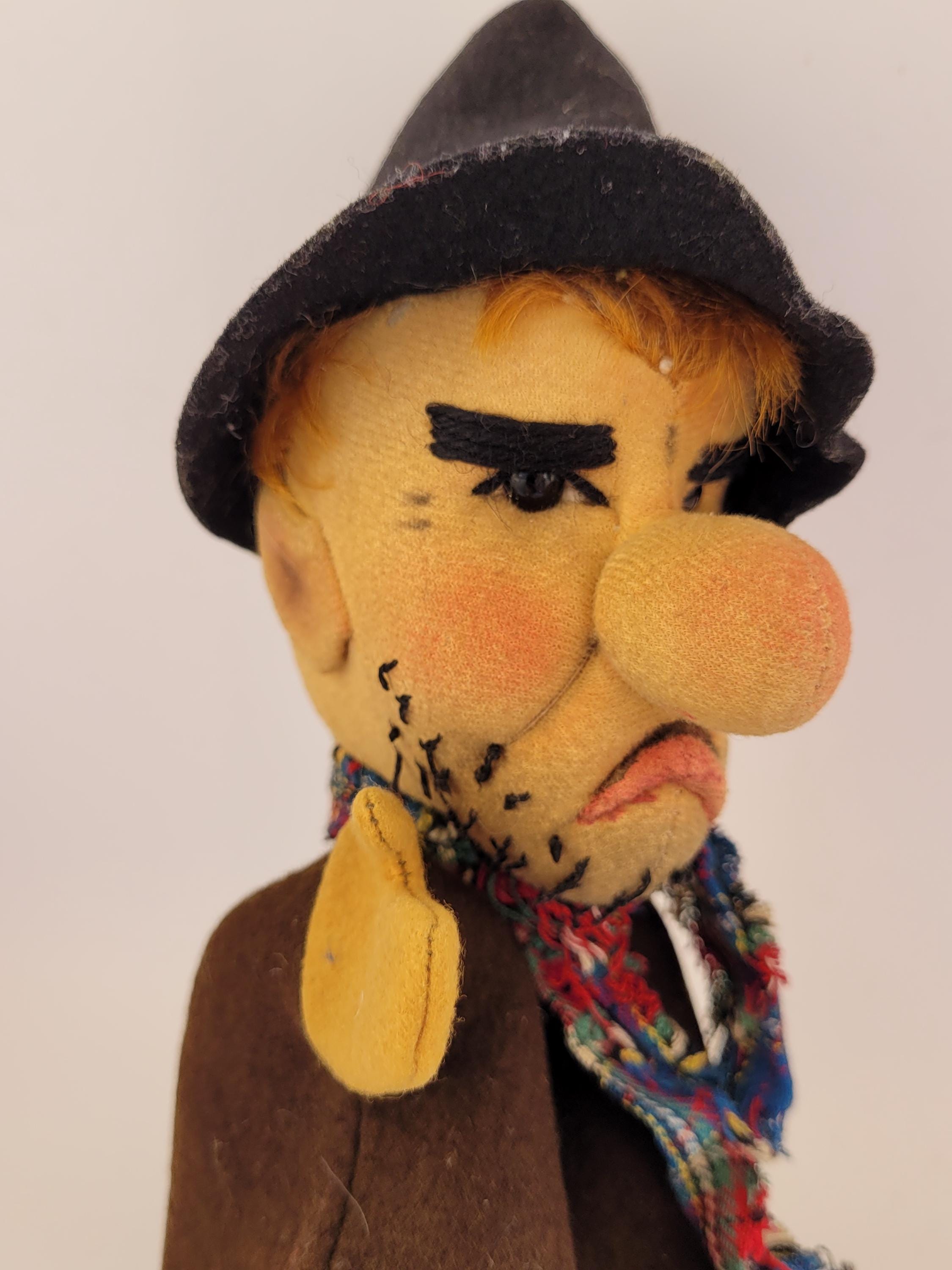 Kersa Tramp/thief Hand Puppet,german Handpuppe, Fairy Tale Doll