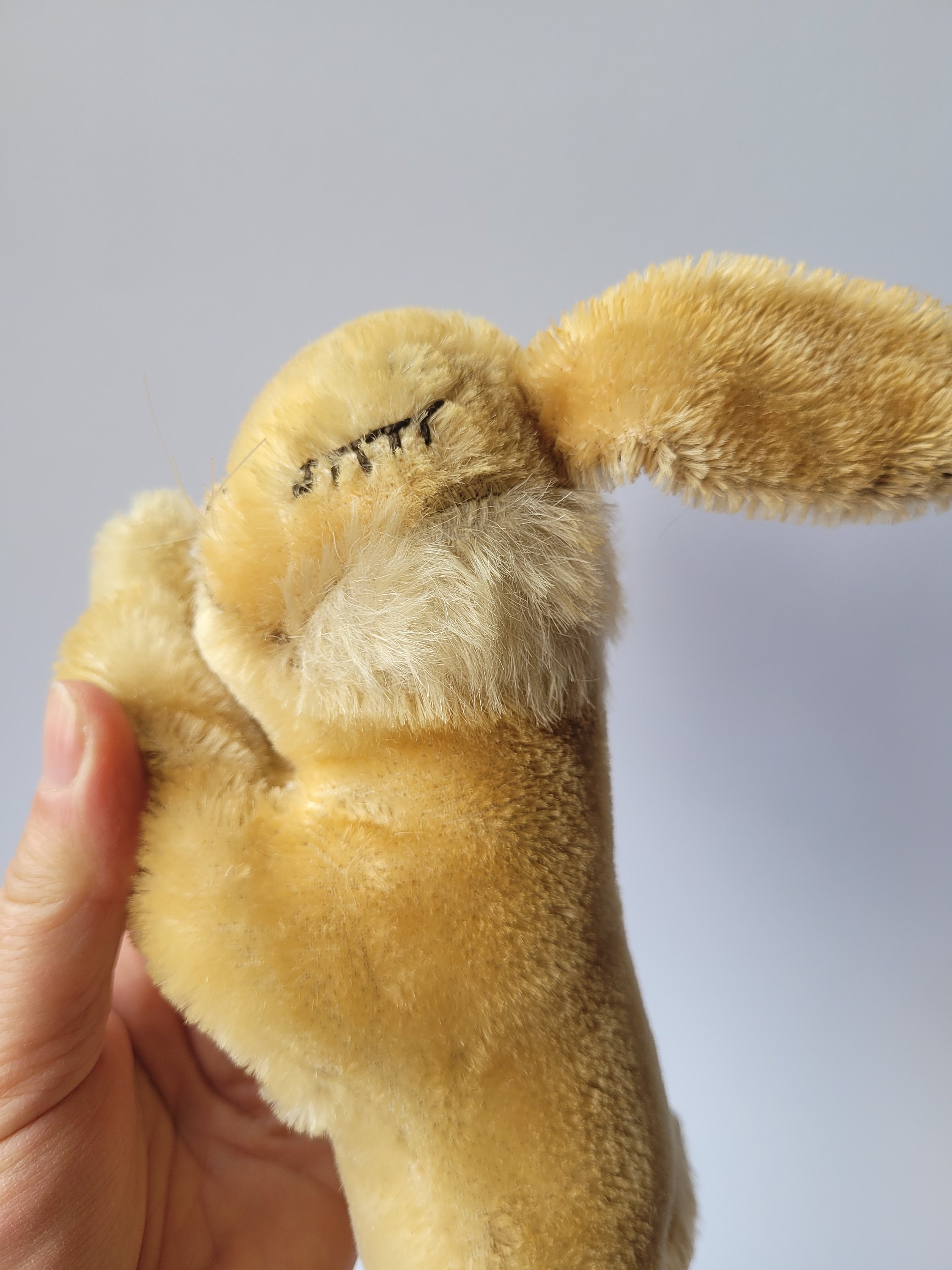 シュタイフ モヘア フロッピー ハンシ スリーピングバニー ぬいぐるみ