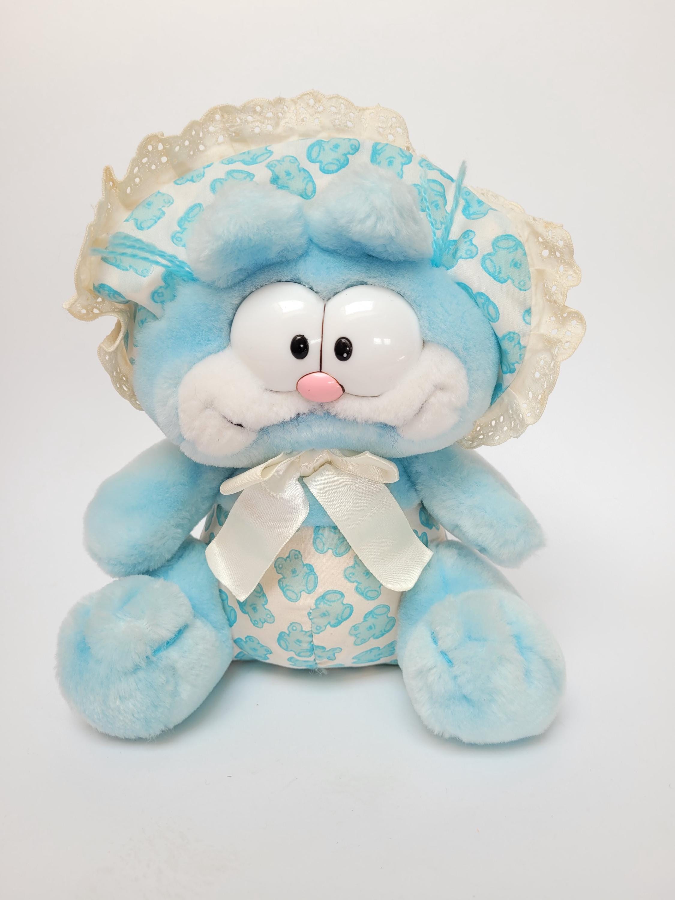 Vintage Dakin Baby Garfield Plush Blue Stuffed Animal Toy 1981 - Etsy