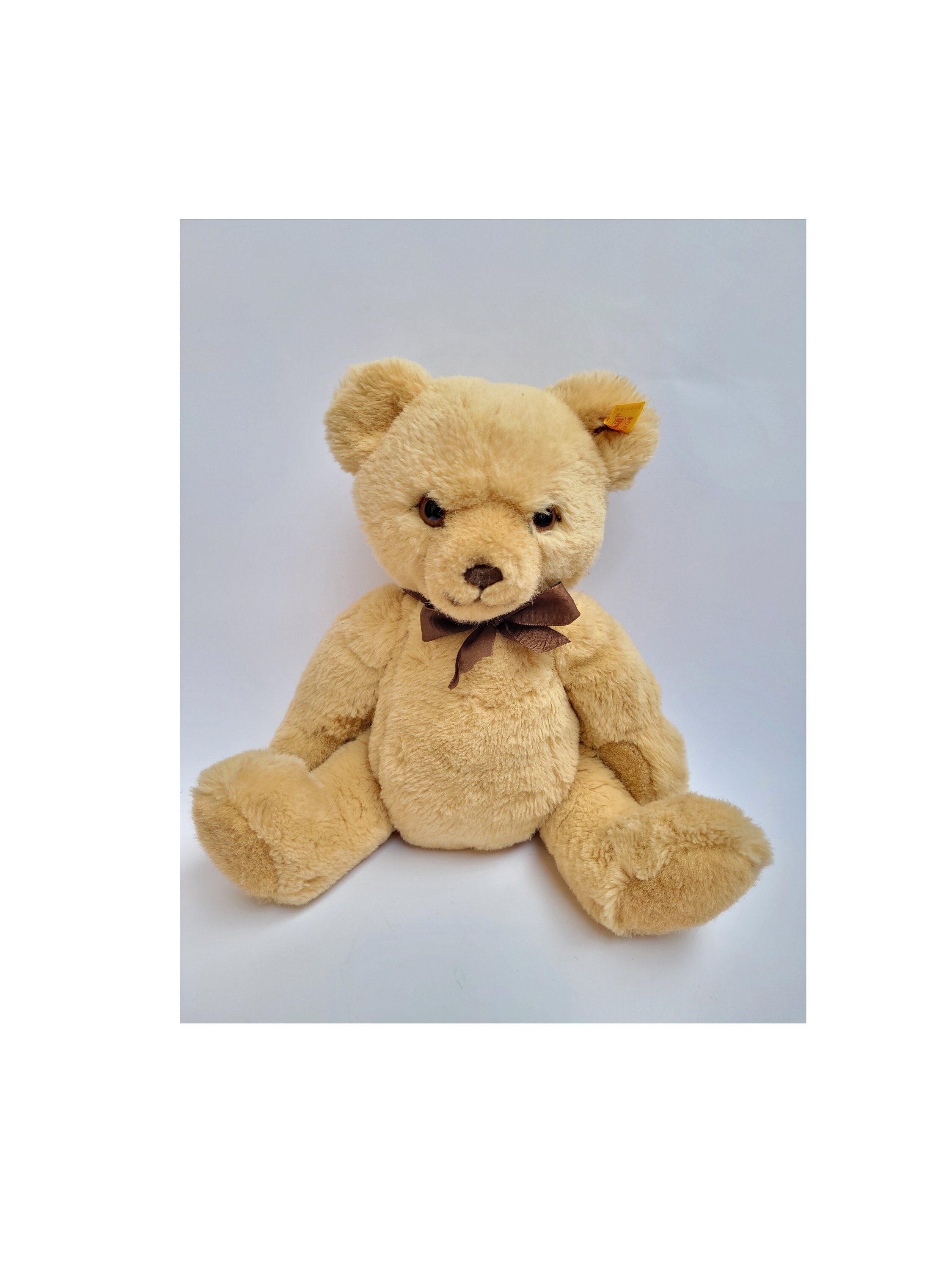 Steiff Petsy Blonde Teddy Bear Plush 0233/35 Fully Jointed