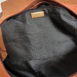 Oliver by Valentino Large Postman/Messenger Leather Bag Vintage image 12