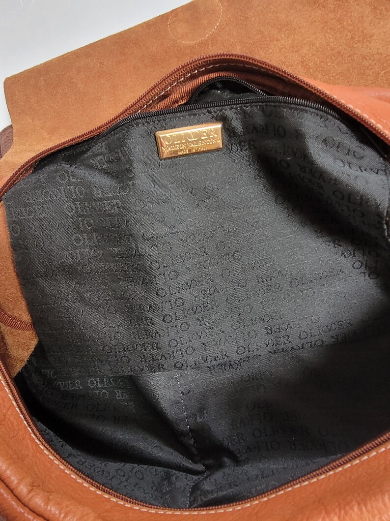 Oliver by Valentino Large Postman/Messenger Leather Bag Vintage image 12
