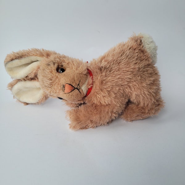 Vintage 1960's Steiff Cosy Mummy Bunny Rabbit,Glass Eyes,Dralon Plush,no ID