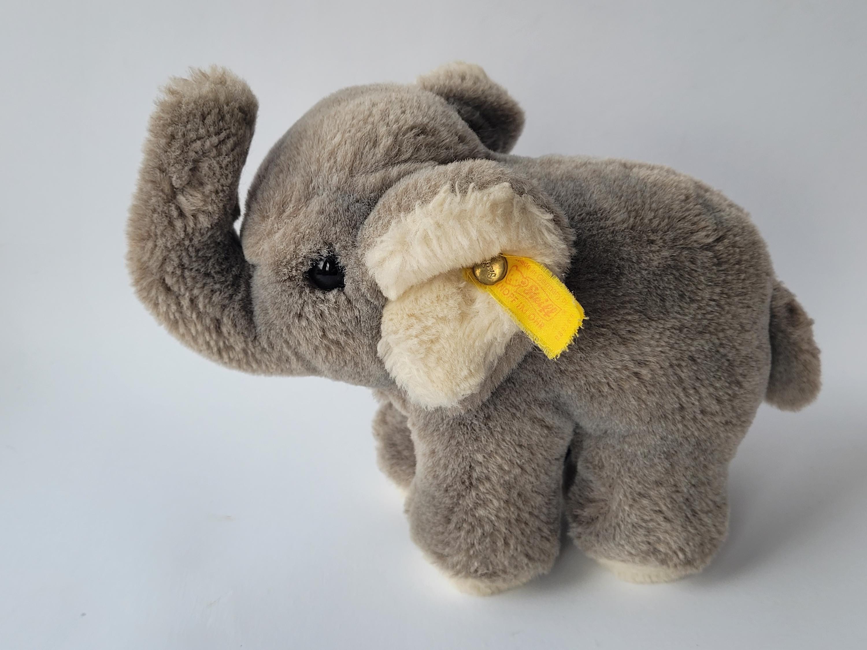 Vintage Steiff Elephant Grey Plush Stuffed Toy,6 Inch , Button - Etsy