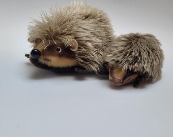 Steiff Schulte Igel-Mohair-Stoff – 25x17,5 Cm, 100% WM-Flor, Für Bastelprojekte & Filzarbeiten