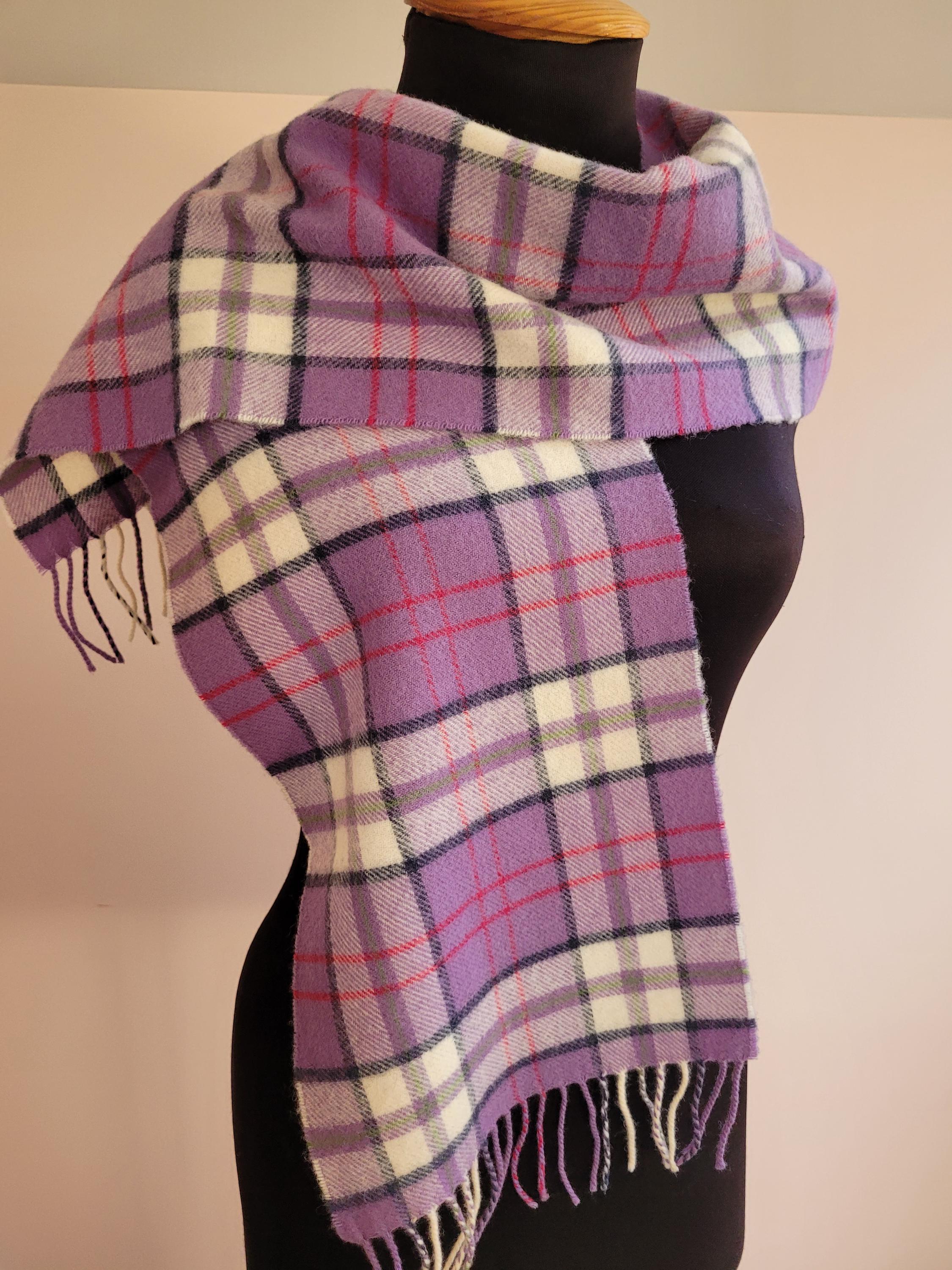 小物 tartan check retro antique vintage scarf tartan check retro antique vintage scarf