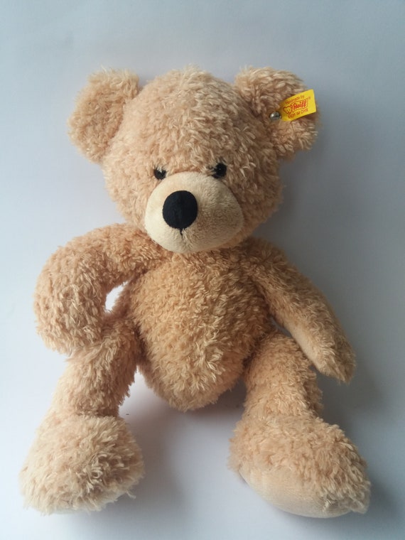 Steiff Fynn Teddy Bear Washable Cuddly Soft 111679 unjointed 14
