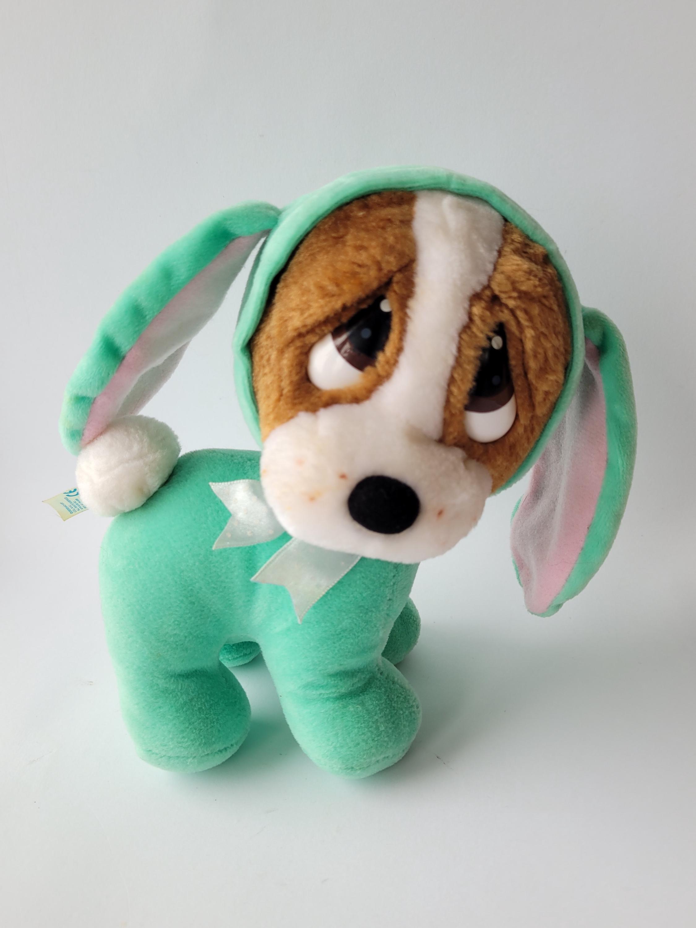 Applause Sad Sam Basset Hound Puppy Dog Honey Plush Stuffed Toy