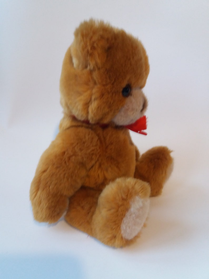 Steiff Petsy Teddy Bear 11inch Tall in Mustarde Brown and - Etsy
