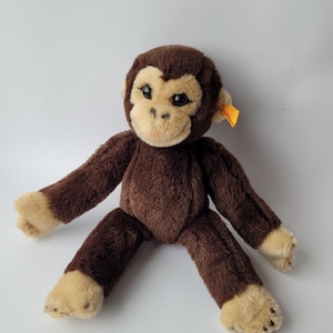 Vintage Steiff Koko Chimp Monkey, 10in,Ear Button