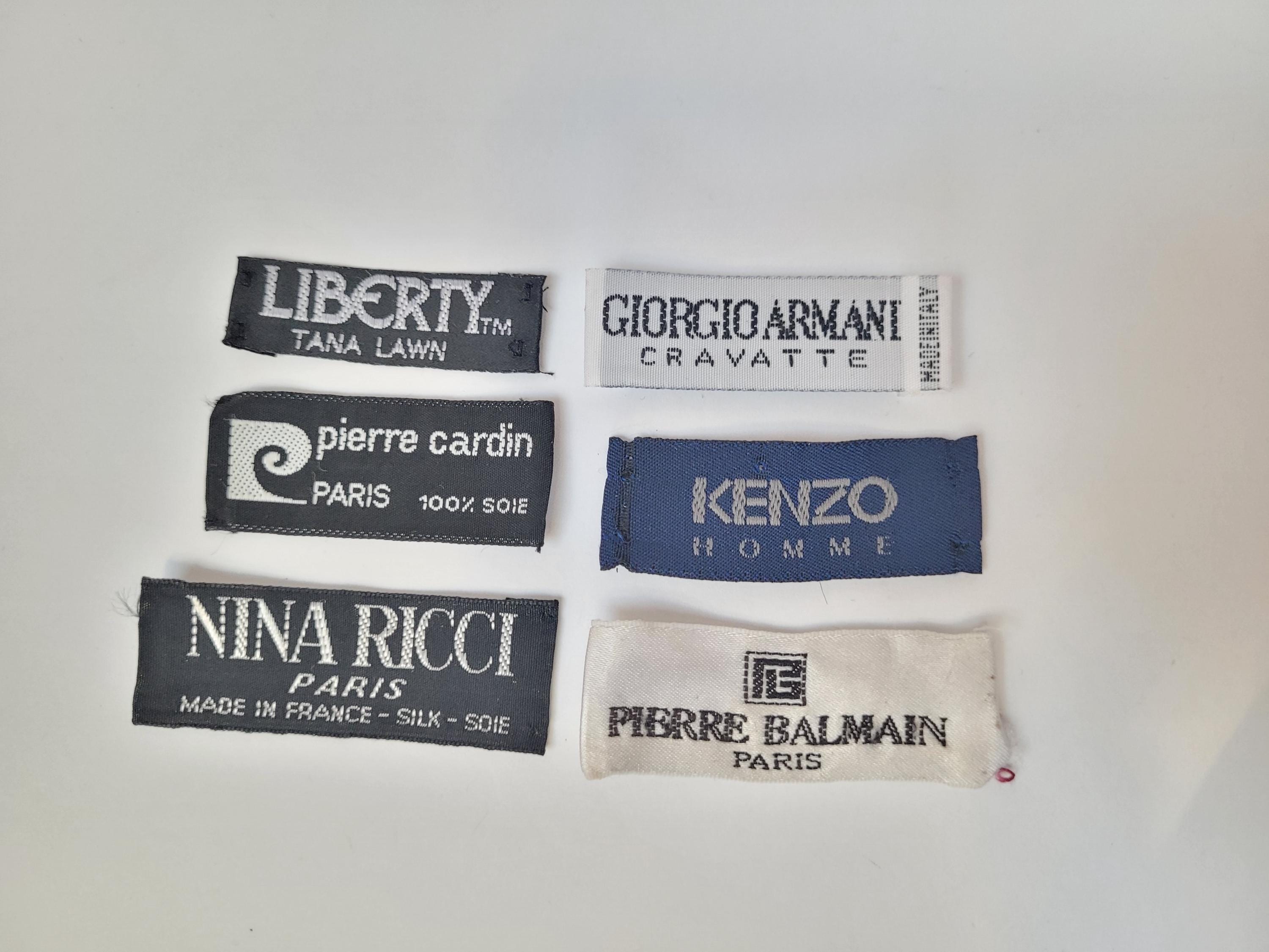 designer dress labels Amazon.com : Set of 100pcs Custom Fabric Clothing Tags Personalized Name Label Handmade with Love Design Your Custom Logo Silky Satin Sewing tag Hanging Folding tag sew in Label fold Over Labels :
