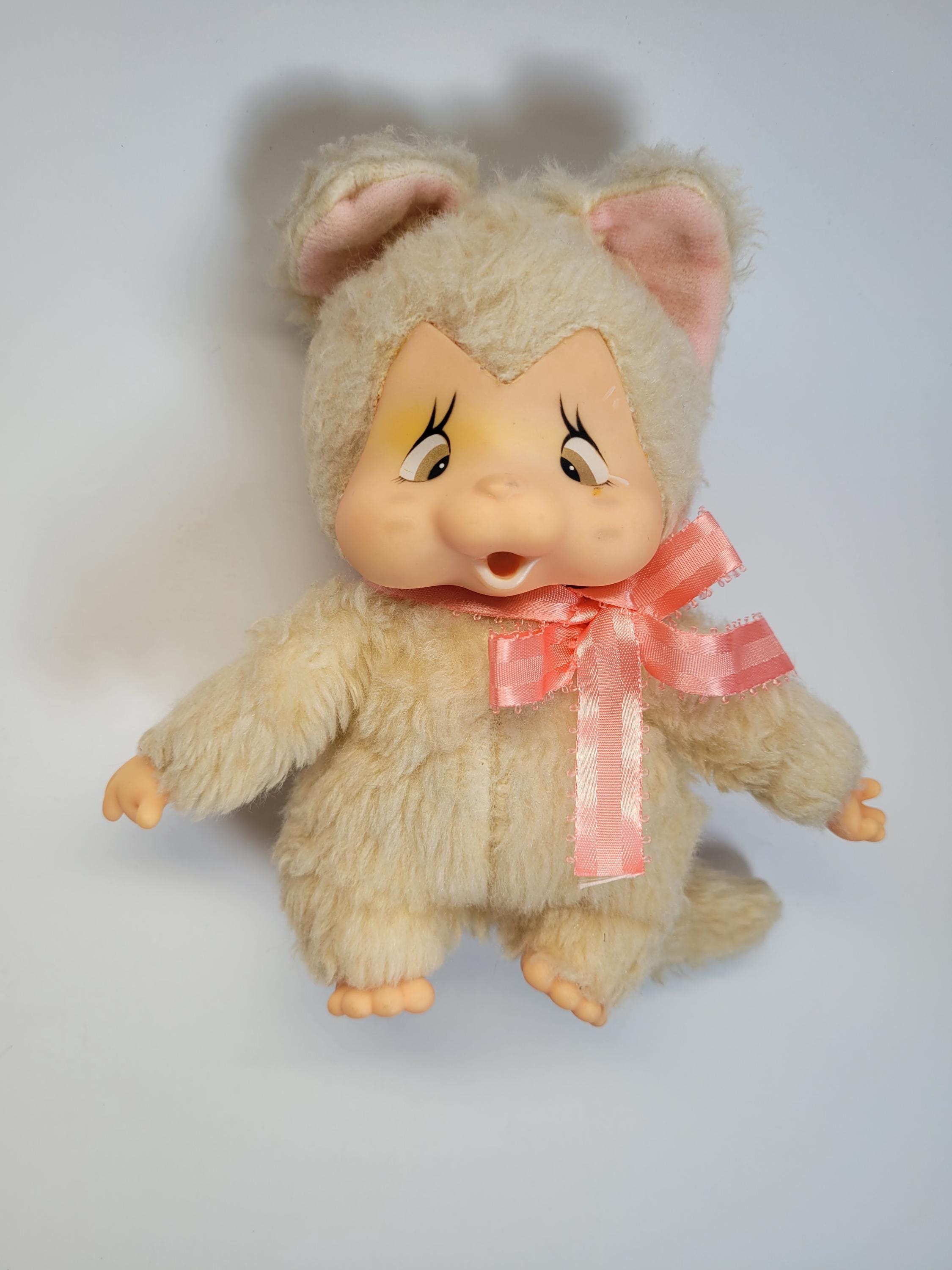 Nyamy Felina Off-white Kitten Cat ,washino Monchichi