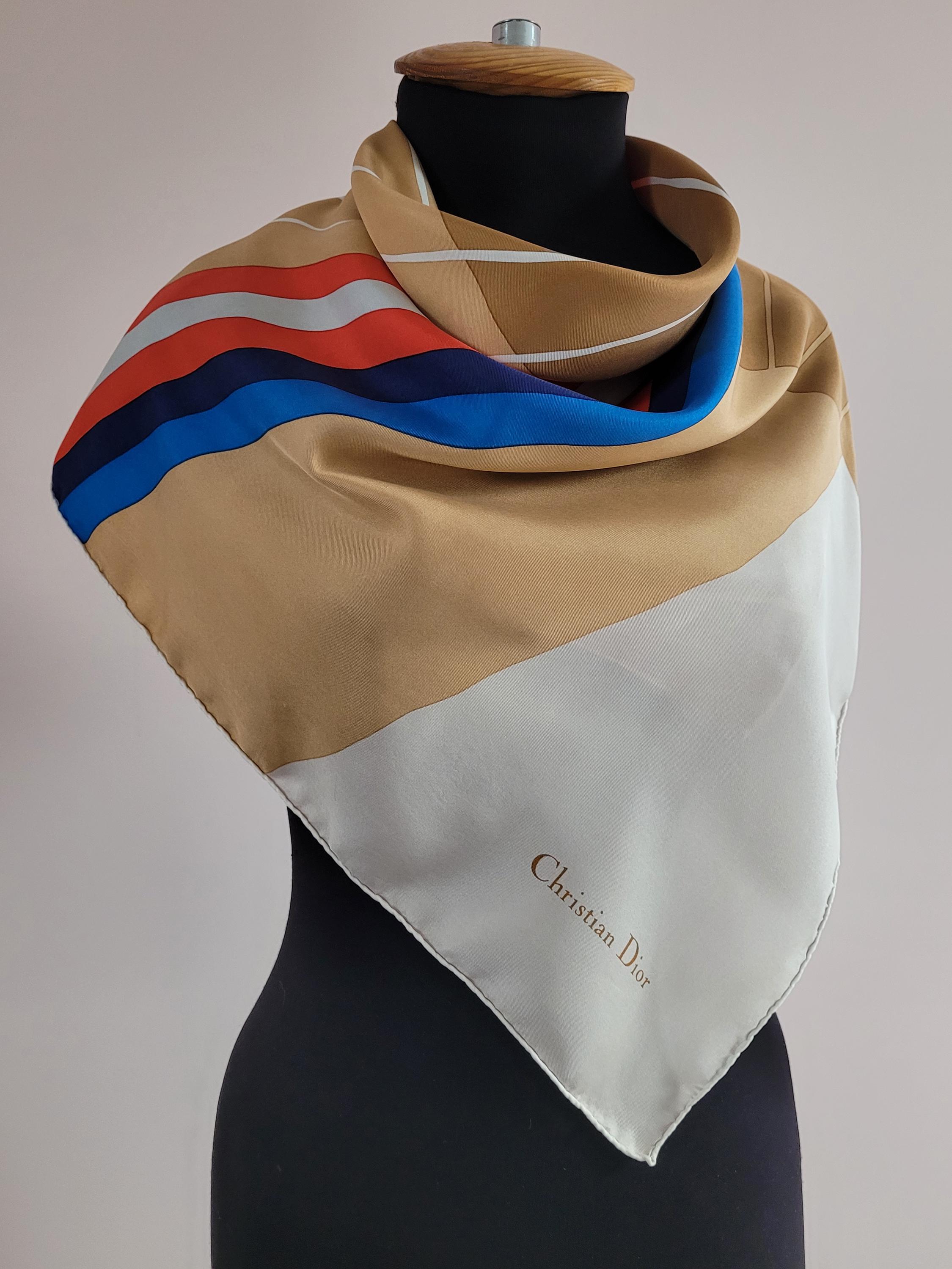 80s Dior Scarf - Etsy Canada