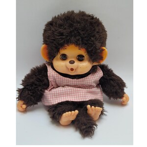 Vintage Japan Toho Bussan Daisuke Monchhichi Monkey Doll Sleep