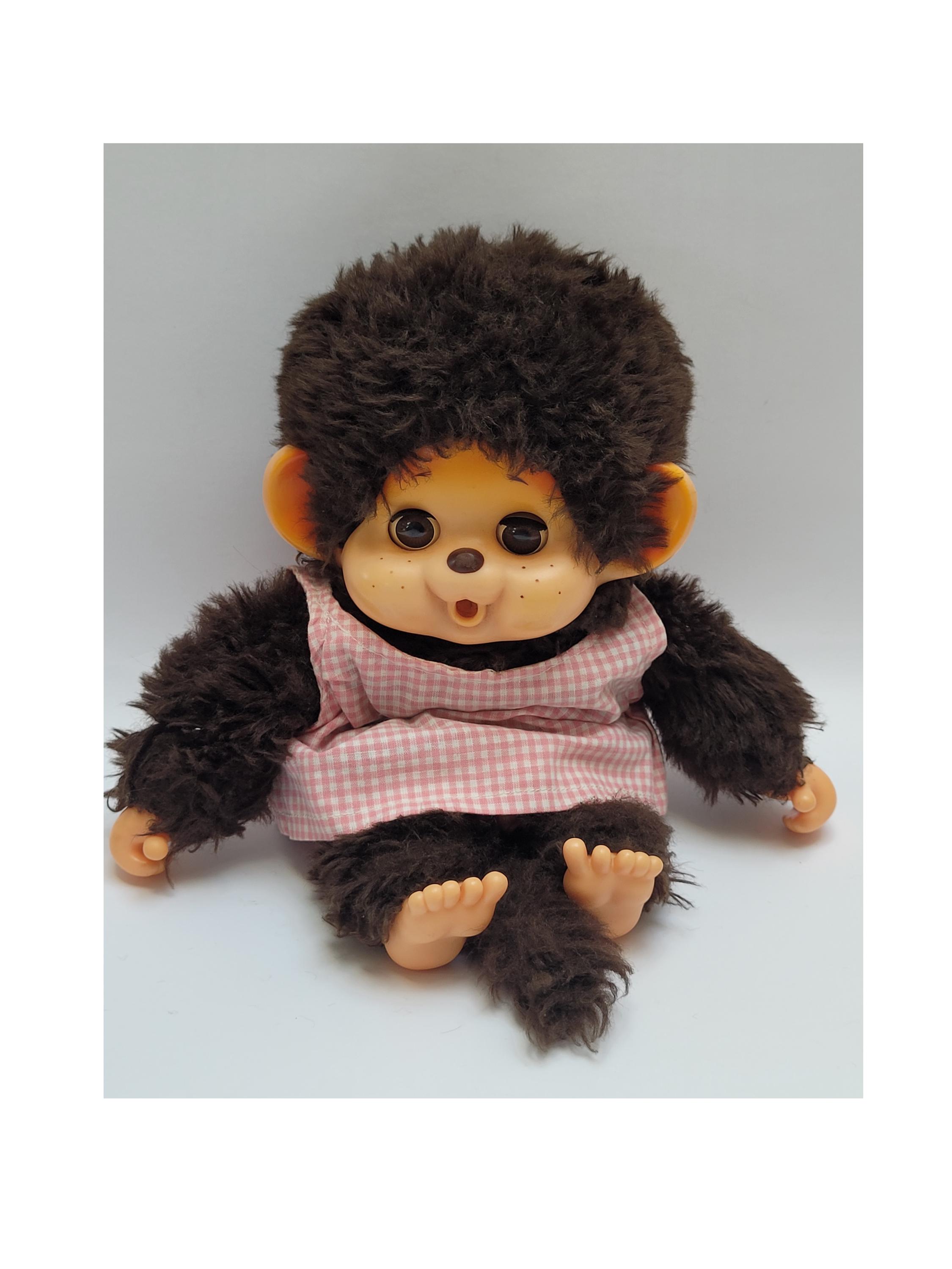 Vintage Japan Toho Bussan Daisuke Monchhichi Monkey Doll Sleep