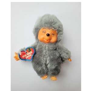 80年代 ビンテージ SANYU 山鎌 マジカルバッチ ネズミ ぬいぐるみ ヴィンテージ モンチッチ モンチッチフレンズ、ニャミータイプ