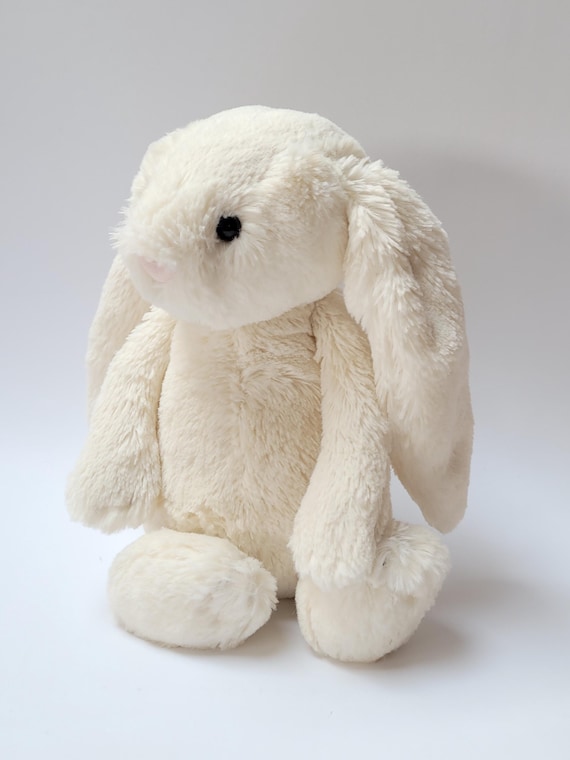 Jellycat Medium Bashful Cream White Bunny Plush 12