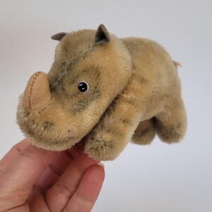 Vintage Steiff Rhino - Etsy